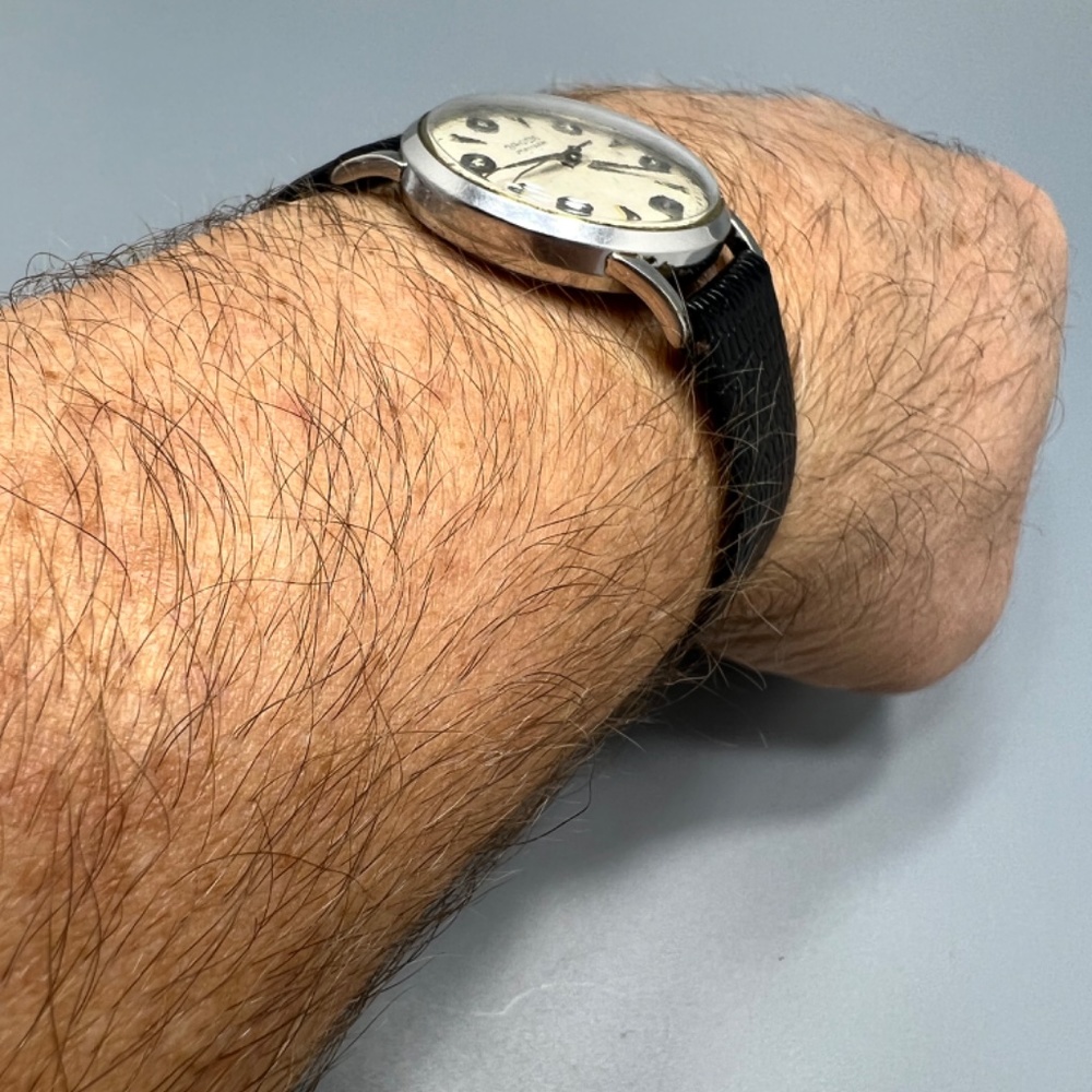 Vintage Gruen Precision Mens Diamond Dial Watch - Picture 9 of 11
